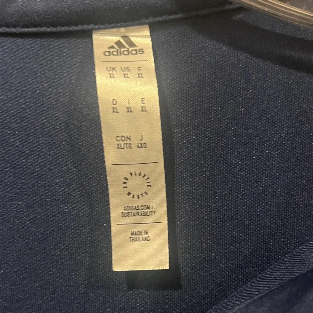 Adidas Dark Blue Men's Polo with Regis Athletics Logo
